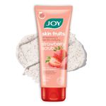 Joy Strawberry Face Scrub For Exfoliation & Tan Removal - 200gm | Regulated Excess Oil, Minimizes Blemishes & Clears Dullness | Rich in Vitamin C & Gentle on Skin | For Men & Women