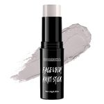 BOBISUKA Light Gray Face Body Paint Water Based Grey Face Paints Sticks Cream Blendable Face Painting Kit Quick Drying Foundation Makeup for Halloween Corpse Bride Zoombie Cosplay SFX Costume Party