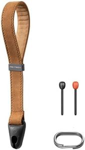 PGYTECH Camera Wrist Strap for Photographers Adjustable Quick Release Camera Hand Strap for Sony, Nikon, Canon, Gopro(Brown)