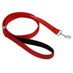 cobee Reflective Dog Leash with Padded Handle, 5 FT Nylon Dog Leash with Metal Clasps Puppy Reflective Leashes Heavy Duty Dog Training Leash Outdoor Training Lead Rope for Small/Medium Dogs(Red)