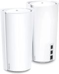 TP-Link Deco AXE11000 Tri-Band WiFi 6E Mesh System(Deco XE200) - Replaces Wireless Internet Router and Extender, 10Gbps Ethernet Port, Compatible with Alexa, 2-Pack