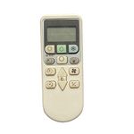 TA Technology Ahead Large Screen Display AC Remote Control Works for Hitachi Original Air Conditioner - White & Black