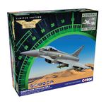 Corgi AA29002 Eurofighter Typhoon FGR.4 RAF No.11 Sqn, Operation Ellamy Model Airplane - Diecast Planes & Aircraft Models for Ages 5+, Die Cast Plane, Toy Airplanes - Gift for Aviation Fans