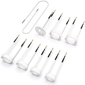 Induction Heater Coil Kit 8PCS Most Used Induction Heater Coils with Varying Lengths Magnetic Heat Resistant Induction Heater Tool with Flexibility and Long Lifespan For Removing Rusty Bolts and Nuts