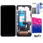 NuFix LCD Replacement for LG Q6 Screen Glass LCD Display Touch Digitizer Assembly with Frame and Tools LG Q6 M703 LGM703 M700A M700AN M700AR M700DSK M700F M700N Silver