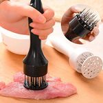 ULTRINA Professional Meat Tenderizer with Stainless Steel Needle Prongs Kitchen Tool | Fast Loose Meat Tenderizer Needle Stainless Steel Tender Meat Hammer