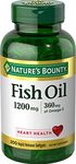 Nature's Bounty Fish Oil 1200 Mg Omega-3, 200 Rapid Release Softgels