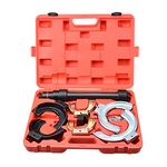 Zoomtools Engine Strut Coil Spring Compressor Interchangeable Fork Coil Extractor Remover Tool Set for Dismantling Automobile Shock Spring