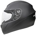 Zorax ZOR-819 Matt Black XL (61cm) Full Face Motorbike Helmet Motorcycle Helmet - ECE 2206 Approved