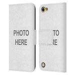 Custom Customised Personalised Custom Photo Leather Book Wallet Case Cover Compatible With Apple iPod Touch 5G 5th Gen