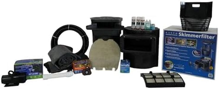 Savio Signature 6,100 GPH Pond Kit, 20 x 30 Ft EPDM Liner, Koi Water Garden