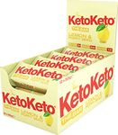 Keto Keto Bars 12 x 50g Keto Snacks For Weight Loss | Keto Diet, Sugar Free Snack, Meal Replacement Bar | Healthy Snacks, Keto Food, Low Carb | Low Calorie, Vegan, Breakfast Bar (Lemon & Poppy Seed)