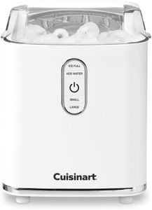 Cuisinart Compact Bullet Ice Cube Maker, Countertop, Sm & Lg Ice Cubes, Self-Clean (IMC-2C)