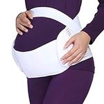 Neotech Care Maternity Pregnancy Support Belt/Brace - Back, Abdomen, Belly Band (White, M)