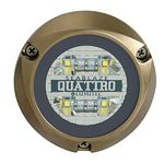 Lumitec Lighting 101510, LED Underwater Light, SeaBlaze Quattro Underwater Light, Spectrum Full-Color RGBW,Bronze
