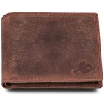 HORNBULL Men's Leather Stella Brown Vintage RFID Wallets