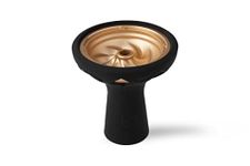 Kaloud Samsaris Hybrid Silicone Aluminum Bowl - Hookah Bowl for Lotus II Hookah Heat Management Device - Hookah Accessories for Cleaner and Tastier Hookah Flavor - Auris Gold