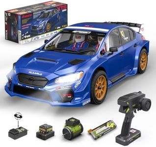 RIAARIO 1/10 Brushless RC Car, RTR, 40+ MPH, 4WD, Carbon Fiber, Ages 14+