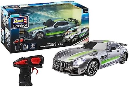 Revell- RC Scale Car Mercedes Benz AMG GTR Coche teledirigido, Color Gris (24659)