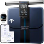 RENPHO Smart Scale for Body Weight, Wi-Fi & Wireless Connectivity, 8 Electrodes, Body Composition Scale with BMI, Body Fat, Muscle Mass, Large Handle Display, MorphoScan Aspire