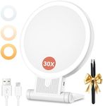 Auxmir 30X Magnifying Mirror, Doubl