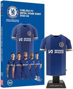 Chelsea FC Jersey-Shaped Alloy Metal Desk Display Stand – Official Licensed Men’s Soccer Team Collectible Model (23/24 Home)