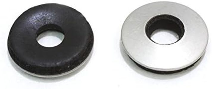 #10 x 1/2" OD Stainless EPDM Washers, (100 pc) Neoprene Backed, Choose Size & Qty, by Bolt Dropper.