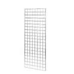 Full Chrome Super Heavy Duty Grid Mesh Wall Mesh Display Wall Panel Retail Shop Display-4ft High x 2ft Wide-1 Panel