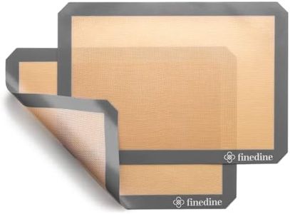 Fine Dine-Silicone baking mat set of 2-gray