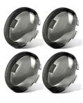 FLYINGWING 4 PCS Smoke Bullet Turn Signal Light Lens Cover Compatible with Harley Davidson Sportster, Softail, Road King, Road Glide, Street Glide, Electra Glide 2000-2024