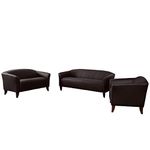 Flash Furniture Hercules Imperial Series Reception Set in Brown