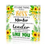 PETCEE Boss Gifts for Women Men Paperweight Keepsake Boss's Day Gifts for Her Him Boss Leader from Employee Christmas Birthday Gifts for Bosses Lady Female Male Manager National Boss's Day Gift Ideas