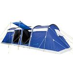 Skandika Tunnel Tent Montana for 8 People | 8 Man Camping Family Tent with Sewn-In Tent Floor | 3-4 Darkend Sleeping Cabins, 5000 mm WC