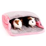 ONEJU Guinea Pig Snuggle Bag, Guinea Pig Bed, Guinea Pig Hideout, Bunny Snuggle Pouch, Rabbit Bed, Bunny Hideout, Guinea Pig Bed for Guinea Pig, Bunny, Chinchilla, Ferry, Rabbit and Other Small Pets