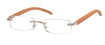 SOOLALA New Wood Bamboo Rimless Fra