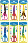 BAZIC Products 6.5" Decorative Paper Edge Scissor Set, Assorted Color Craft Scissors for Scrapbooking DIY Crafts Photo, Gift for Teacher Kids, 24-Pack