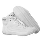 Boxing Shoes Mens Wide Feet, MMA Training Shoes, Combat Boots Shoes Wrestling Shoes Canada Athletic Training Footwear (White,10)