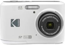 KODAK PIXPRO Friendly Zoom FZ45-WH 16MP Digital Camera with 4X Optical Zoom 27mm Wide Angle and 2.7" LCD Screen (White)