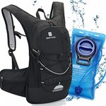 BBAIYULE® hydration backpack with hydration bladder 2L, BPA-free| Water backpack |cycling backpack with hydration system |running backpack ultra light 380g | biking,hiking,walking | 18L