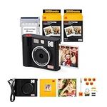 KODAK Mini Shot 3 ERA 4PASS 2-in-1 Instant Camera and Photo Printer (3x3) (Camera + 68 Sheets (8 Initial Sheets + 60 Sheets Pack)+ Gift Accessories, Black)