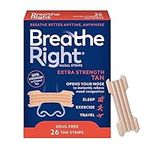 Breathe Right Nasal Strips to Stop Snoring, Drug-Free, Extra Tan, 10 count