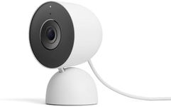 Google Nest Cam Indoor (Wired, 3rd Gen) - Security Camera with 2K Video and Gemini, Night Vision, 2-Way Audio, Works with Google Home - 2025 Model - Snow
