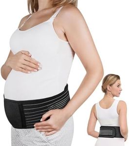 AUYAO Ceinture Grossesse, Ceinture Grossesse Femme Enceinte, Ceinture de Maternité Support Lombaire, Ceinture Post Accouchement, Ceinture Abdominale Femme pour Soulage les Douleurs et Pelvienne