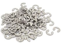 uxcell Fastener External Retaining Ring E-Clip Circlip 3mm 100pcs