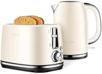 Breville The Brunch Set Toaster & Kettle (Cream), LKT822CRM