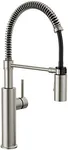 Delta Faucet Antoni Pull Down Kitchen Faucet with Pull Down Sprayer, Commercial Kitchen Sink Faucet, Faucets for Kitchen Sink, Magnetic Docking Spray Head, SpotShield Stainless 18803-SP-DST