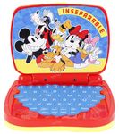 Zest 4 Toyz Kids Mickey Computer Toy Laptops for Kids Age 3+ Activity Number & Alphabet Charts Learning Educational Toy with Sound and Music -Yellow