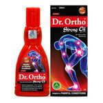 Dr.Ortho Ayurvedic Strong Oil 120ml - for Joints Pain, Knee Pain, Neck Pain, Back Pain, Shoulder Pain