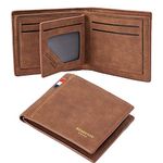 Mochiizoo Mens Wallet Leather Extra Capacity Bifold Wallet for Men RFID Blocking Pocket Wallets