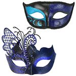 Coddsmz Couples Butterfly Mask Masquerade Venetian Halloween Costume Mask Mardi Gras Mask Ball Mask Bar Costumes Accessory